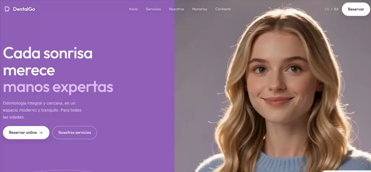 DentalGo — landing page demo