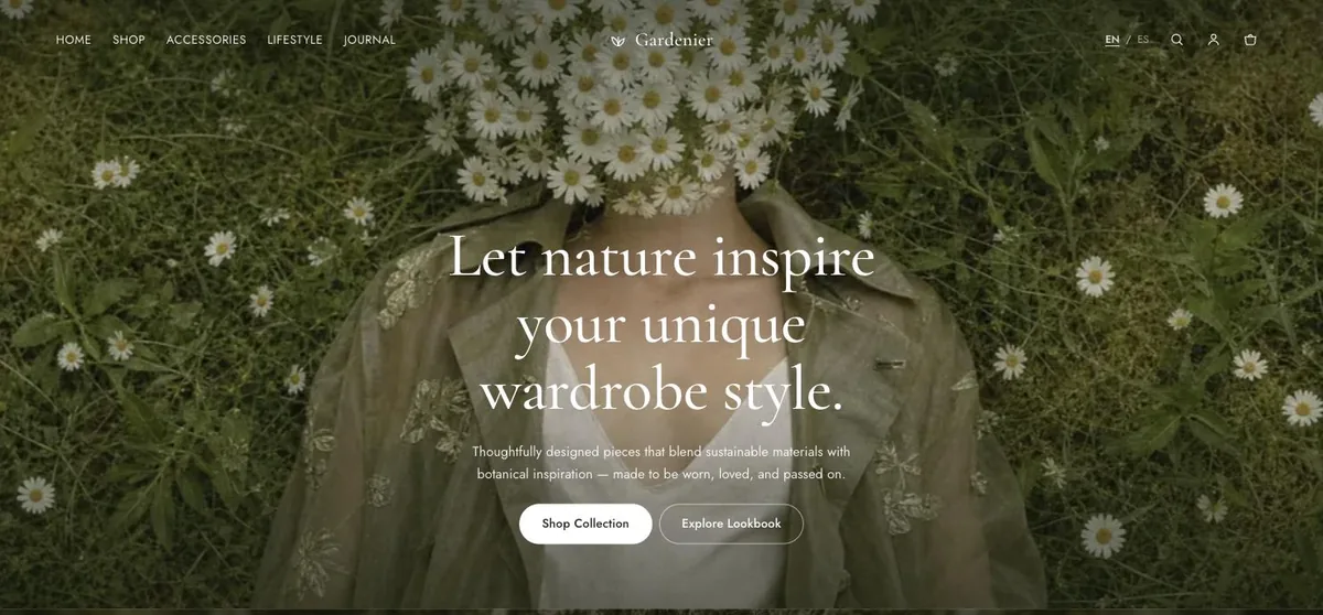 Gardenier — landing page demo